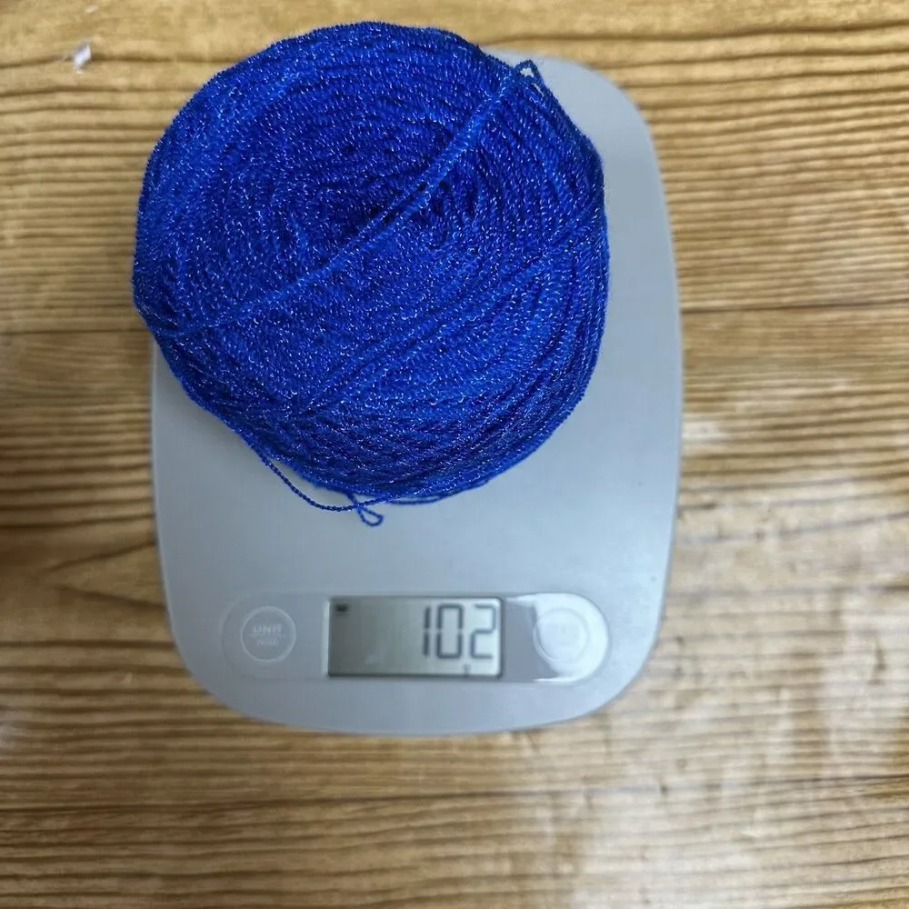 Crystal Yarn Lace Cobalt‎ Blue 282 Grams Of Yarn